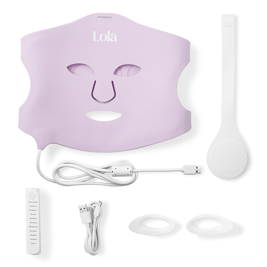 Superglow 7 + Near Infrared LED Mask in Lilac