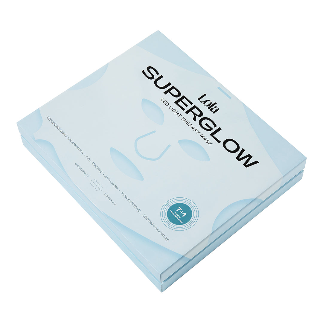 Superglow 7 + Near Infrared LED Mask in Baby Blue